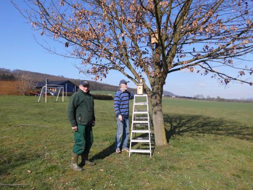 Werner Lührig und Werner Gutowski Obststreuwiese Rott 2016