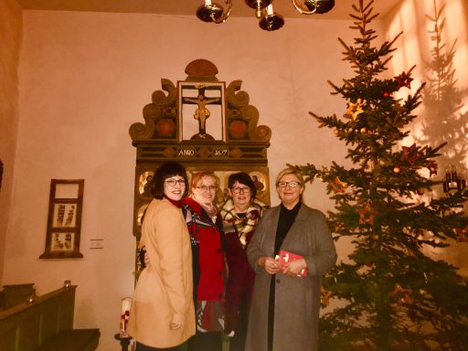 Heilig Abend Gottesdienst 2018 Lübbrechtsen Claudia Köhler, Juliane Krüger, Ursula Senne, Birgit Hagen