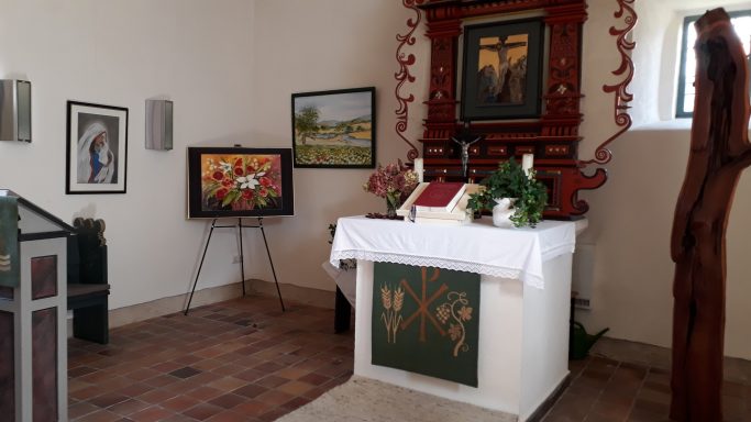 Rotter Kapelle Ausstellung Regina Hein Sommer 2019